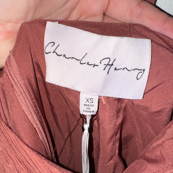 Charles Henry Ruffle Midi Dress in Mauve - XS - Picture 8 of 10